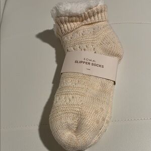 Soma Tan Slipper Socks NWOT
